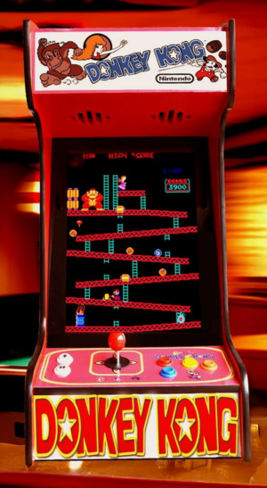 Arcade Machine Red Donkey Kong 516 Classic Games Special – Free Shipping