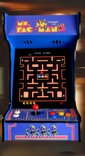 Arcade Machine Blue Ms. Pac-Man 516 Classic Games Special – Free Shipping