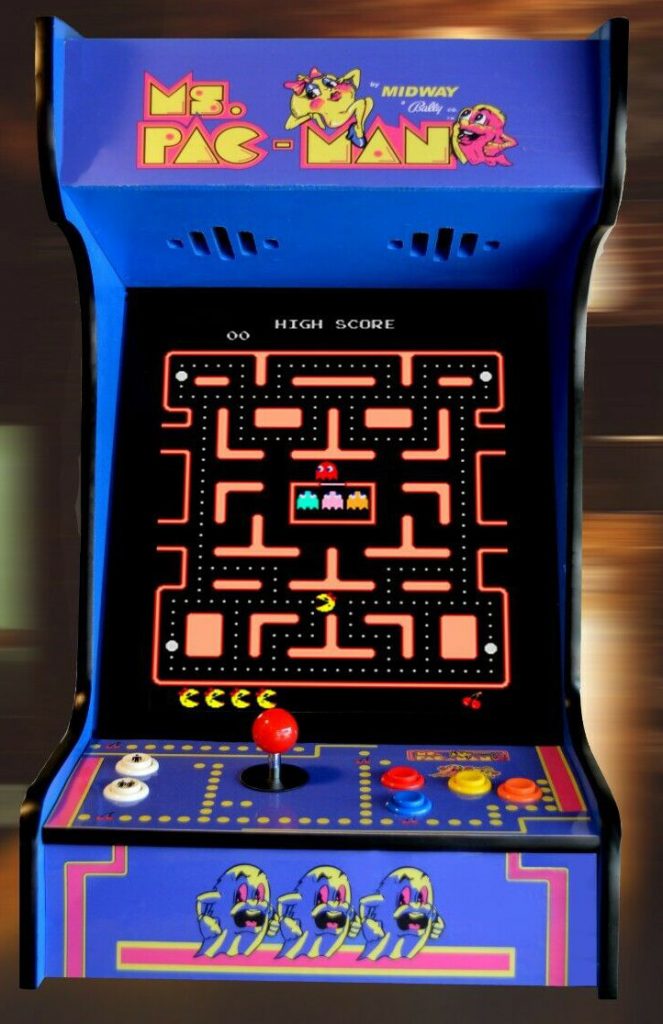 table top pac man arcade game